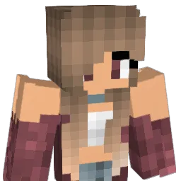 PamiPeach Minecraft avatar bust