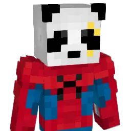 PandaAss Minecraft avatar bust