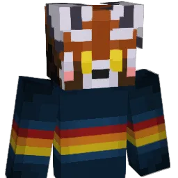 PandaClowns Minecraft avatar bust