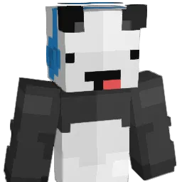 PandaPoper Minecraft avatar bust