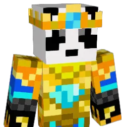 Pandaking1d Minecraft avatar bust