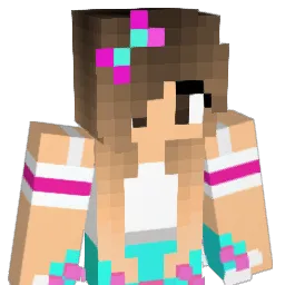 Pandapopcute Minecraft avatar bust