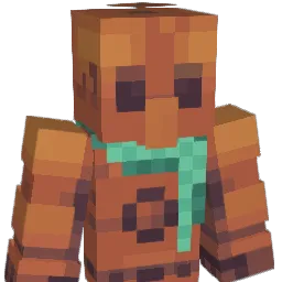 Pangolinium Minecraft avatar bust