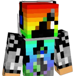 Paniczny Minecraft avatar bust