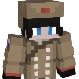 Panzermiku Minecraft avatar bust