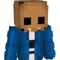 PaperBagGuy Minecraft avatar bust