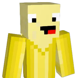 PapiiBanana Minecraft avatar bust