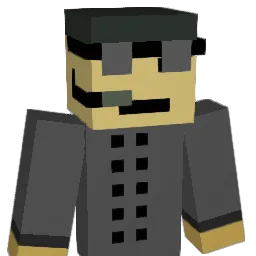 Papimaterial Minecraft avatar bust
