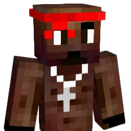 Pauless Minecraft avatar bust