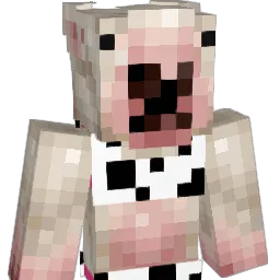 Pauleypop Minecraft avatar bust