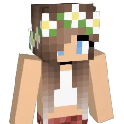 Paulinemine Minecraft avatar bust