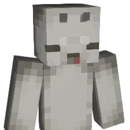 Pawsky Minecraft avatar bust