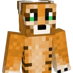 PazRedPanda Minecraft avatar bust