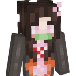 PeWPeWCaTe Minecraft avatar bust