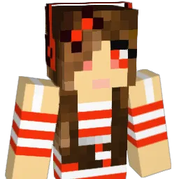 PeachLouna Minecraft avatar bust