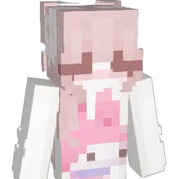 PeachLuna Minecraft avatar bust