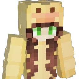 PeachNiniLiu Minecraft avatar bust