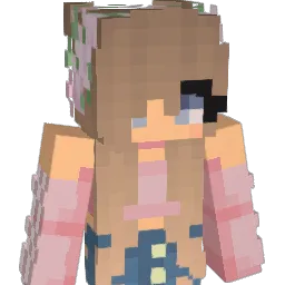 Peaches755 Minecraft avatar bust