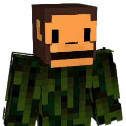 Peachnosis Minecraft avatar bust