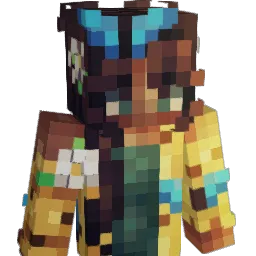 PeachyNPetty Minecraft avatar bust