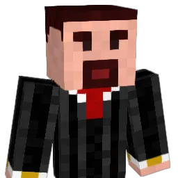 PedalBin Minecraft avatar bust
