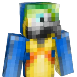 PedoParrot Minecraft avatar bust