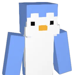 Pengu Minecraft avatar bust