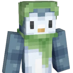 Penguinbow Minecraft avatar bust
