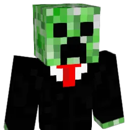 Pensiv Minecraft avatar bust