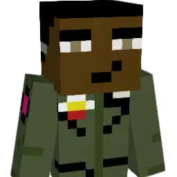 Pepies Minecraft avatar bust