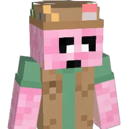 PeppaMyPig Minecraft avatar bust