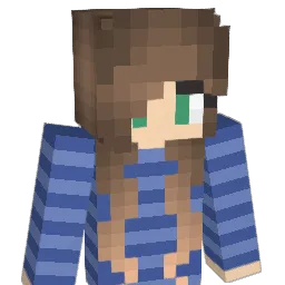 PeppermintPups Minecraft avatar bust