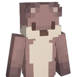 PeskyOtter Minecraft avatar bust
