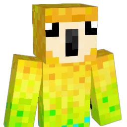 PetaParrot Minecraft avatar bust