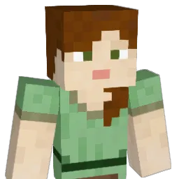 Phalaenopsis Minecraft avatar bust