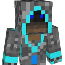 Phased Minecraft avatar bust