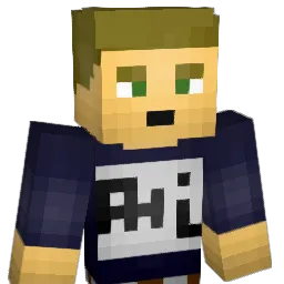 PhilPlayLetsFail Minecraft avatar bust