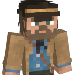 Phlommp Minecraft avatar bust