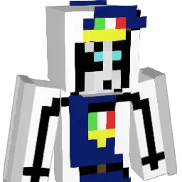 Piculopanda Minecraft avatar bust