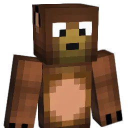 PiegoBear Minecraft avatar bust
