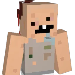 Piepser Minecraft avatar bust