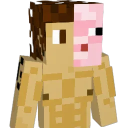 PigGreen Minecraft avatar bust