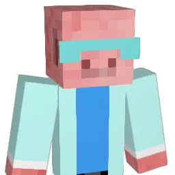 PigLogic Minecraft avatar bust