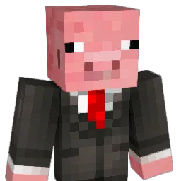 PigPoker Minecraft avatar bust