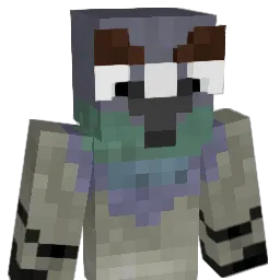 PigeonPopper Minecraft avatar bust
