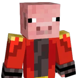 Pigselot Minecraft avatar bust