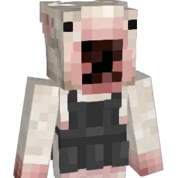 PillowBorger Minecraft avatar bust