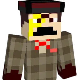 Pindapapa Minecraft avatar bust