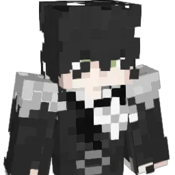 PinkBlum Minecraft avatar bust