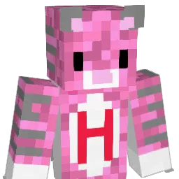 PinkCatHolly Minecraft avatar bust